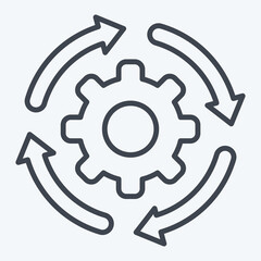 Icon Development Settings. related to Development symbol. line style