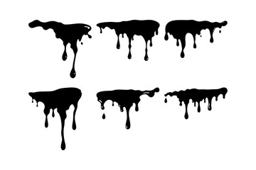 Dripping Liquid Splatters Design, dripping ink designs, Abstract Vector Design