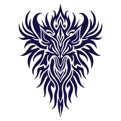 tribal tatto vector design