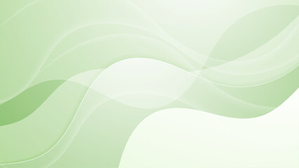 Green and white abstract background suitable for ecofriendly designs, nature themed projects, minimalist graphics, modern website banners, and technology presentations.
