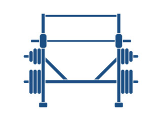 Dumbell Rack icon. Fitness icon and symbol. Fitness elements. Fitness equipment. Simple flat vector icon.
