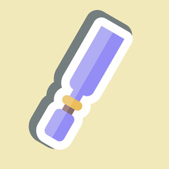 Sticker Chisel. related to Repair Tools symbol. design editable