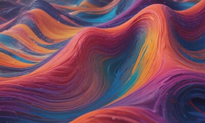 Abstract vibrant wave pattern, flowing lines & curves ,  curves,  modern,  smooth