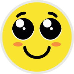 Colorful smile Emoji sticker Expressions 