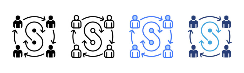 Synergy icon sheet multiple style collection