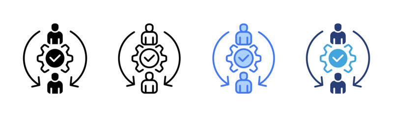 Delegation icon sheet multiple style collection