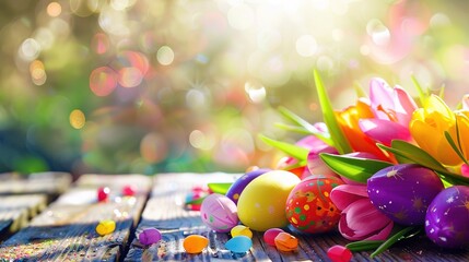Spring Bank Holiday Festive Background: Igniting the Fiery Joy and Endless Vitality of Spring Bank Holiday with Colorful Festive Elements