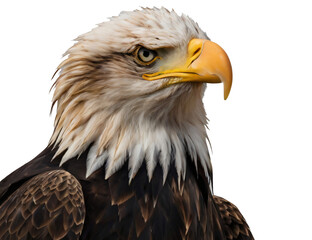 Obraz premium The eagle head isolated