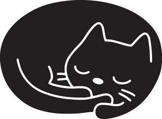  Cat simple icon. Vector ICON all icon Viktor