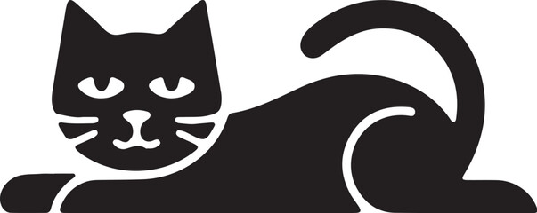  Cat simple icon. Vector ICON all icon Viktor