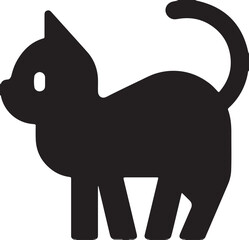  Cat simple icon. Vector ICON all icon Viktor
