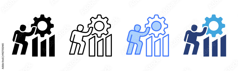 Poster Challenge icon sheet multiple style collection
