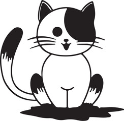  Cat simple icon. Vector ICON all icon Viktor