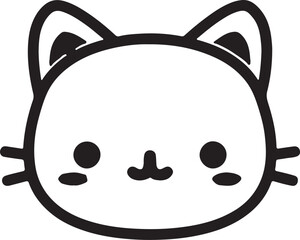  Cat simple icon. Vector ICON all icon Viktor