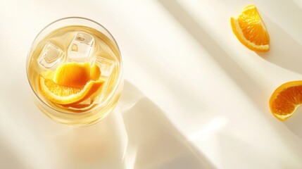 Refreshing citrus iced drink