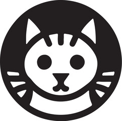 Cat   simple icon. Vector ICON all icon Viktor