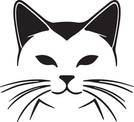 Cat   simple icon. Vector ICON all icon Viktor