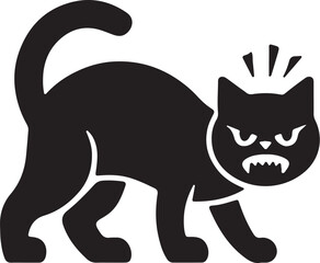 Cat   simple icon. Vector ICON all icon Viktor