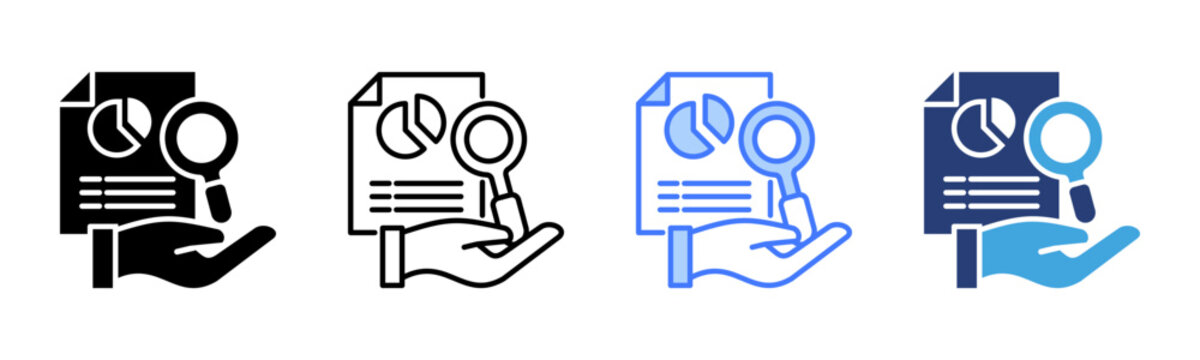 Case Study icon sheet multiple style collection