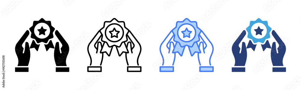Poster Reward icon sheet multiple style collection