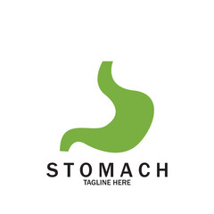 Stomach Logo vector illustration design creative Gastroenterology Healthy Logo element icon  Stomach healthcare icon vector template