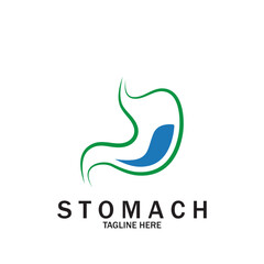 Stomach Logo vector illustration design creative Gastroenterology Healthy Logo element icon  Stomach healthcare icon vector template