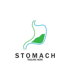 Stomach Logo vector illustration design creative Gastroenterology Healthy Logo element icon  Stomach healthcare icon vector template