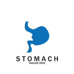 Stomach Logo vector illustration design creative Gastroenterology Healthy Logo element icon  Stomach healthcare icon vector template