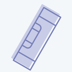Icon Spirit Level. related to Repair Tools symbol. two tone style. design editable
