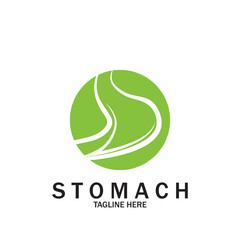 Stomach Logo vector illustration design creative Gastroenterology Healthy Logo element icon  Stomach healthcare icon vector template