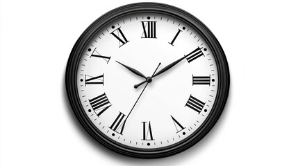 Classic wall clock with Roman numerals (1)