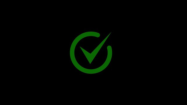  white & green check mark &ndash; check mark icon  animation transparent background, approved tick mark, tick box, check box, and right mark symbol.., 