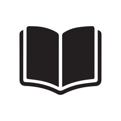 open book with blank pages.