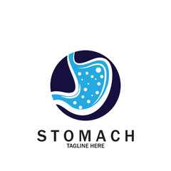 Stomach Logo vector illustration design creative Gastroenterology Healthy Logo element icon  Stomach healthcare icon vector template
