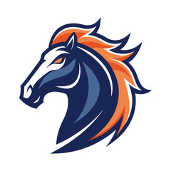 Bold Horse Mascot Logo