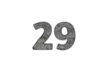 Asphalt Number Twenty-Nine Design Element