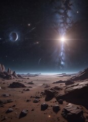 Obraz premium Infinite expanse of sparkling stars, cosmic wonders , shining, universe