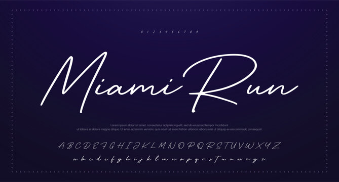 Hand drawn vector alphabet. Modern monoline signature script font. Elegant Signature Font. Best Alphabet Beautiful Calligraphy Signature Font 