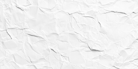 Fototapeta premium Abstract Crumpled White Paper Texture Background: A High-Resolution Image for Design Projects