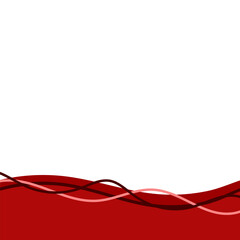 Abstract Red Elegant Line