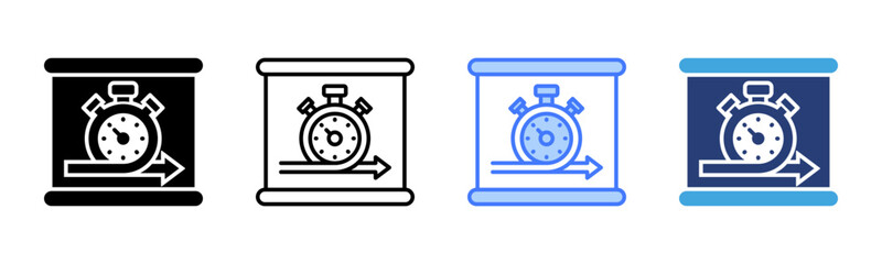 Agile icon sheet multiple style collection