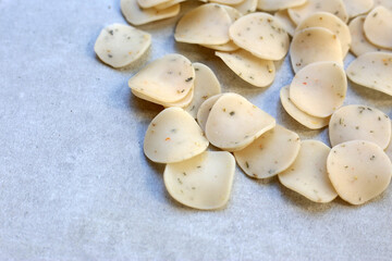Vietnam prawn crackers, uncooked prawn cracker