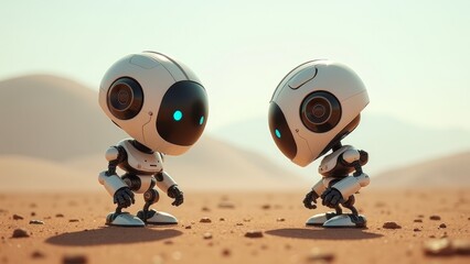 Future oriented robot desert interaction diagram