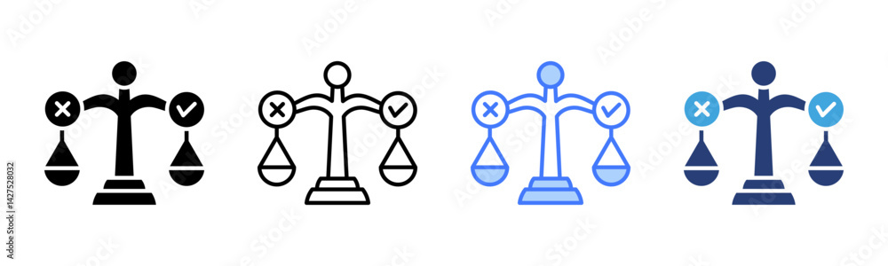 Poster Ethic icon sheet multiple style collection
