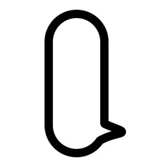 tall vertical bubble