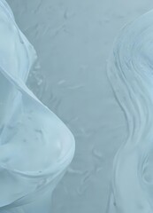 Subtle swirls in calming light blue, textured abstract background , visually appealing, flow