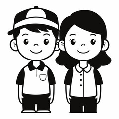 children in a white dress