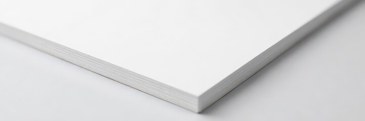 Close-up of white polypropylene board, ribbed texture , geometric, structure