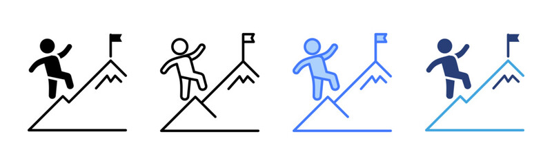 Mission icon sheet multiple style collection