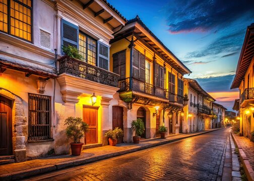 Minimalist Vigan Houses, Gen. Luna Street, Ilocos Sur, Philippines